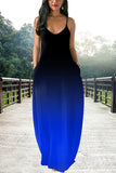 Women's Casual Maxi Dresses Summer Sexy Stripe Bodycon Long Floor Length Sleeveless Colorful Sundresses Plus Size