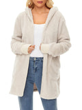 Century Star Damen-Fuzzy-Hoodies, Sport-Pullover, sportlich, gemütlich, übergroße Taschen, Kapuzen-Sweatshirt, Fleece-Hoodies