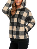 Century Star Women's Fuzzy Hoodies Sport Pullover Hoodie Athletic Cozy Oversized Pockets Hooded Sweatshirt Fleece Hoodies