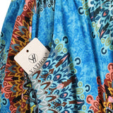 Robes décontractées pour femmes Coton sans manches Robe de plage d’été Une ligne Spaghetti Strap Robes d’été avec poches