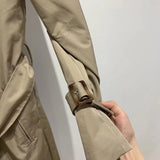 2023 autumn new women's clothing retro casual loose double-breasted fashion overknee trench coat