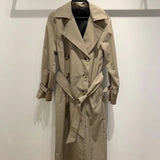 2023 autumn new women's clothing retro casual loose double-breasted fashion overknee trench coat