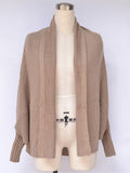 Laddymoda Pull Oversize Cardigan Female Clothes Patchwork Batwing Sleeve Long Outerwear Women Winter Big Size Jacket Coat