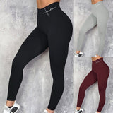 Glúteos de cintura alta Leggings Mujer Gimnasio Fitness Legging Medias Pantalones cortos de nylon para mujeres Pantalones de entrenamiento sin costuras Pantalones de sudor de secado rápido