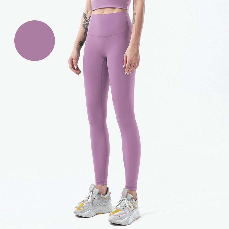 UUYUU High Waist Naked Feeling Leggings Push Up Sport Women Fitness Running  Yoga Pants Energy Seamless Leggings Gym Girl Leggings (Color : Pink, Size :  L) : : Clothing, Shoes & Accessories