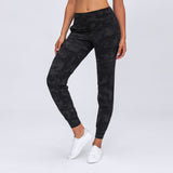 Taille haute Femmes Léger Pantalon de survêtement Pantalon de course à pied Pantalon d’entraînement Joggers effilés Pantalon pour Yoga Lounge