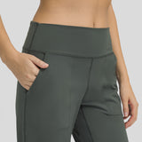 Hohe Taille, leichte Damen-Jogginghose, Laufhose, Workout, schmal zulaufende Joggerhose für Yoga-Lounge