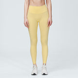 66 Nylon-Lycra-Yoga-Hose für Damen im Frühjahr und Sommer, neue, nackte, enge Hose mit hoher Taille, Hüfte, die Laufsport-Fitnesshose anhebt