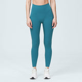 66 nylon lycra Yoga Pantalones mujer primavera y verano nuevo nude pantalones ajustados cintura alta levantamiento de cadera running pantalones deportivos fitness