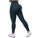 Seamless Leggings Solid Scrunch Butt Lifting Booty High Waisted Sportwear Gym Tights Push Up Women Leggings For Fitness