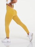 Leggings Femmes Sport Slim ShortsCollants Fitness Taille Haute Femmes Vêtements Gym Pantalon d’entraînement Pantalon femme Dropship