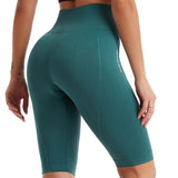 Nahtlose Sportshorts mit hoher Taille Lässige Frauen Workout Push-Up-Leggings Yoga Laufen Fitness Gym Slim Pants