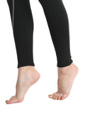 Laddymoda - Pantalones de yoga para entrenamiento con costuras superiores para mujer, pantalones de cintura alta, mallas deportivas