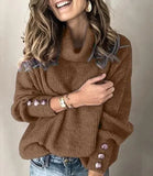 Long Sleeve Pull Female Solid Sweaters Pullovers garmentsdl