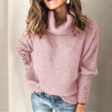 Long Sleeve Pull Female Solid Sweaters Pullovers garmentsdl