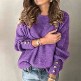 Long Sleeve Pull Female Solid Sweaters Pullovers garmentsdl