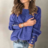 Long Sleeve Pull Female Solid Sweaters Pullovers garmentsdl