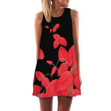 Print Sleeveless Summer Casual Mini Dresses garmentsdl
